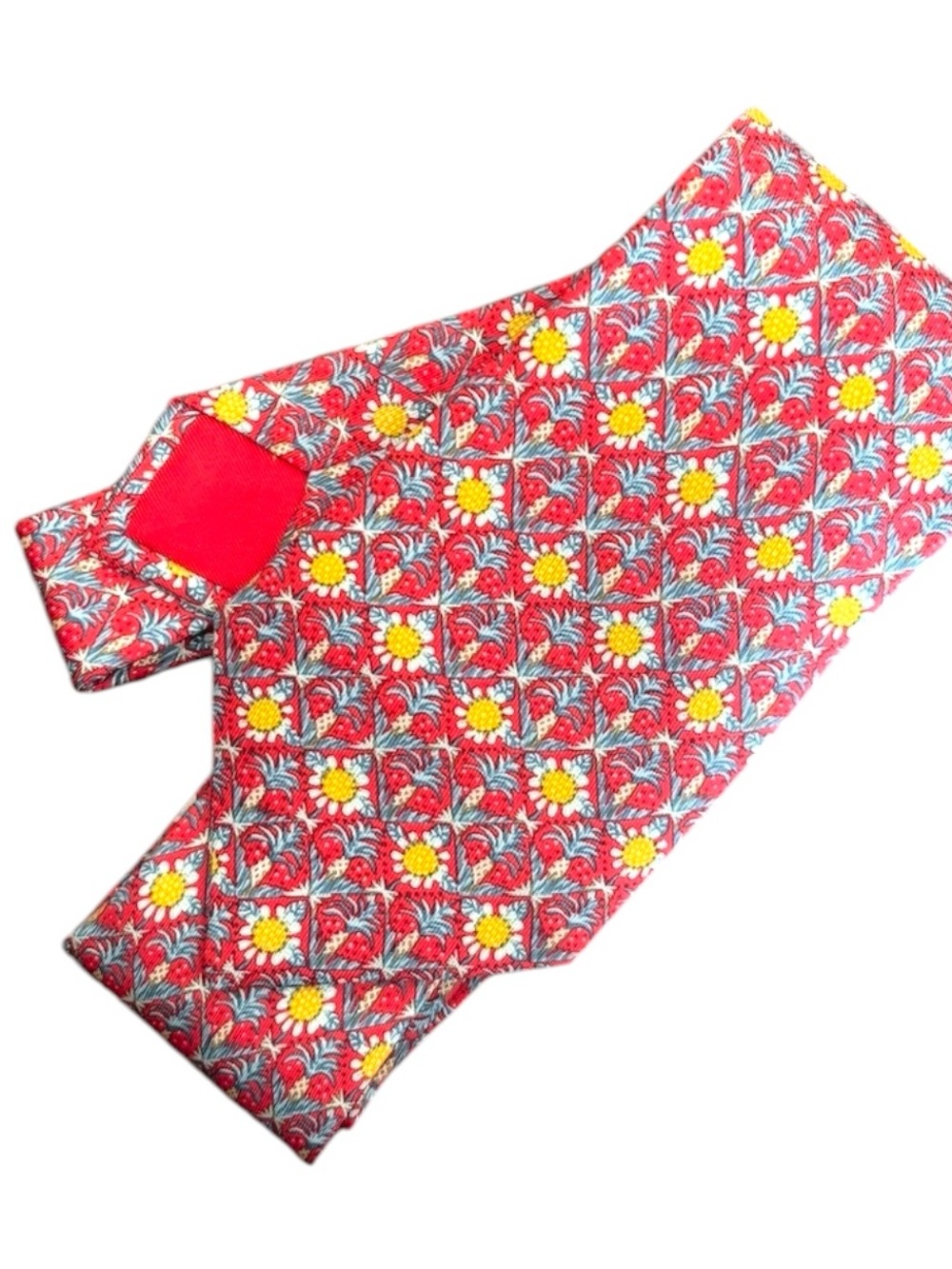HERMÈS silk tie